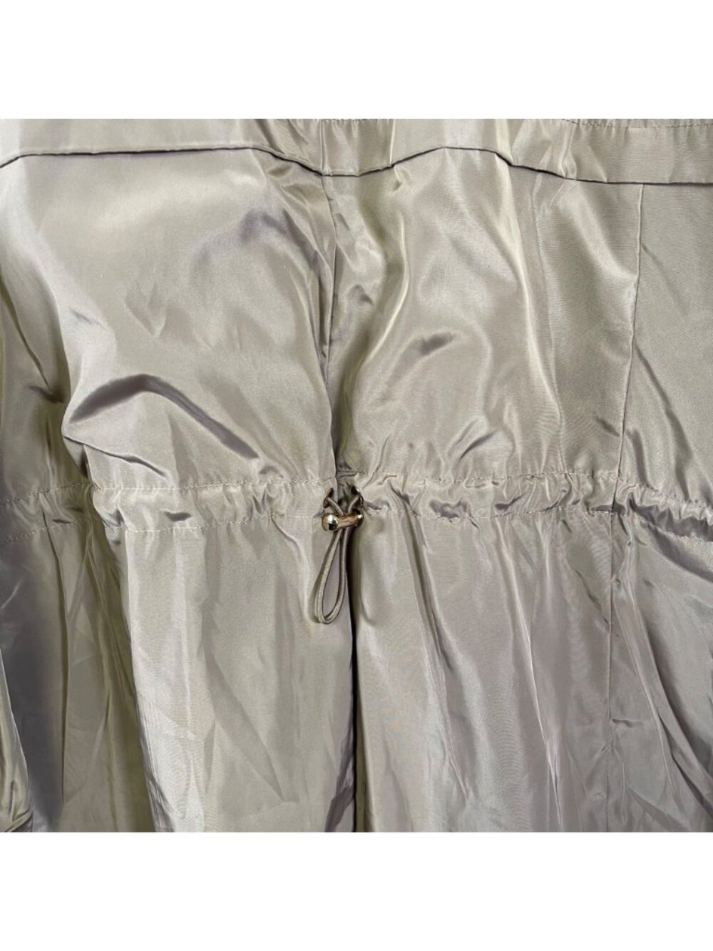 Perch By Blu Pepper Womens Hooded Taupe Lightweight Jacket 3XL Polyester Full Zi - Picture 7 of 7
